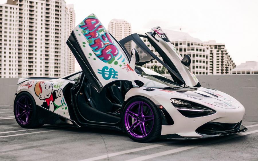McLaren 720S Alec Monopoly Art Car by 1016 Industries 2019 года